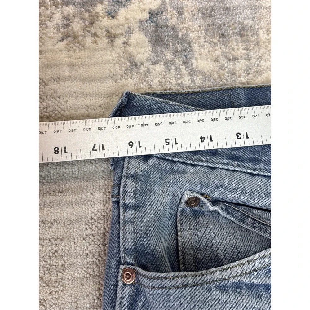 Vintage Roll Bucks‎ Jeans 34x34 USA Made Distressed Faded Straight Leg